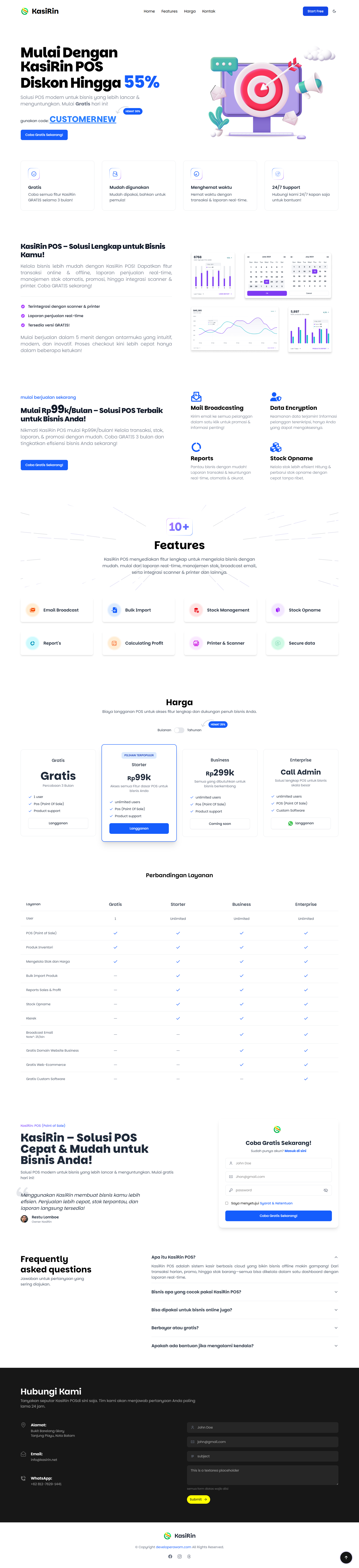KasiRin POS | KasiRin – Software POS Terbaik untuk Bisnis Anda, Cepat & Efisien
