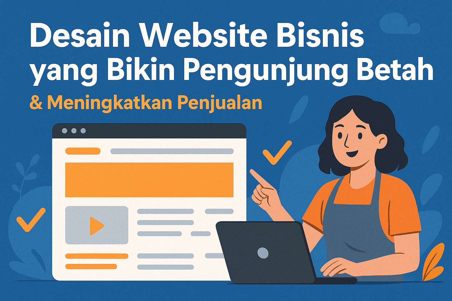 Desain Website Bisnis yang Bikin Pengunjung Betah & Meningkatkan Penjualan